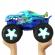 Masina cu telecomanda hot wheels monster truck mega wrex alive scara 1:15