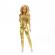 Papusa barbie fashionistas blonda cu salopeta aurie