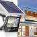Proiector led cu panou solar, 200w, telecomanda inclusa