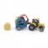 Set de constructie ferma cu tractor nathan croc toys