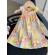 Rochita pentru fetite cu imprimeu floral pastelat (marime disponibila: 18-24