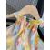 Rochita pentru fetite cu imprimeu floral pastelat (marime disponibila: 18-24