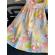 Rochita pentru fetite cu imprimeu floral pastelat (marime disponibila: 18-24
