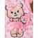 Set body roz si sarafan alb cu buline (marime disponibila: 12-18 luni (marimea