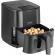 Friteuza cu aer cald ecg af 5500 crunchy, 5.5 l, 1350 w, control temperatura