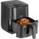 Friteuza cu aer cald ecg af 5500 crunchy, 5.5 l, 1350 w, control temperatura