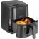 Friteuza cu aer cald ecg af 5500 crunchy, 5.5 l, 1350 w, control temperatura