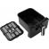 Friteuza dubla cu aer cald ecg af 8300 dual fry, 5.2 + 3.1 litri, 2700 w, 8