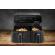 Friteuza dubla cu aer cald ecg af 8300 dual fry, 5.2 + 3.1 litri, 2700 w, 8