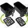 Friteuza dubla cu aer cald ecg af 8300 dual fry, 5.2 + 3.1 litri, 2700 w, 8