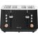 Prajitor de paine ecg st 4768 timber black, 1850 w, 4 felii, 7 grade de
