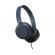 Casti jvc ha-s31m-a-ex, cu fir, on-ear, microfon, albastru