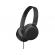 Casti jvc ha-s31m-b-ex, cu fir, on-ear, microfon, negru