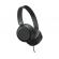 Casti jvc ha-s31m-b-ex, cu fir, on-ear, microfon, negru
