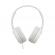 Casti jvc ha-s31m-w-ex, cu fir, on-ear, microfon, alb