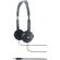 Casti audio jvc ha-l50-be, cu fir, on-ear, design elegant, negru