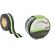 Banda antialunecare adeziva negru cu verde fosforescent 5cm x 5metri