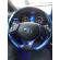 Ornament protectie tuning volan model carbon albastru ® alm