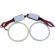 Angel eyes cob bmw seria 3 e91 break far fara lupa 2005-2011