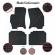 Covorase presuri interior cauciuc premium dedicate hyundai santa fe iii 2012-2019