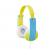 Casti jvc pentru copii ha-kd7-yne, over-ear, galben-albastru