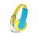 Casti jvc pentru copii ha-kd7-yne, over-ear, galben-albastru