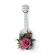 Chitara de lemn cu trandafir criogenat chery 8 cm