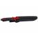 Cutit de vanatoare ideallstore®, survival blade, otel inoxidabil, 34.5 cm, negru, teaca inclusa