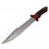 Cutit de vanatoare ideallstore®, survival blade, otel inoxidabil, 34.5 cm, negru, teaca inclusa