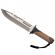 Cutit de vanatoare ideallstore®, thunder clap, otel inoxidabil, 32.5 cm, bej, teaca inclusa