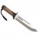 Cutit de vanatoare ideallstore®, thunder clap, otel inoxidabil, 32.5 cm, bej, teaca inclusa