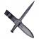 Instrument de taiat rambo iv, lama dubla otel carbon, teaca piele
