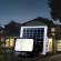 Proiector led cu panou solar si telecomanda, 120w, autonomie 12h