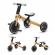 Bicicleta de echilibru/tricicleta kinderkraft 4trike sunflower blue