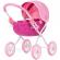 Carucior pentru papusi chipolino daisy pink linen