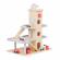 Garaj tip parcare, din lemn, pentru masinute cu lift si masinute ecotoys