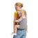 Marsupiu ergonomic kinderkraft nino, pana la 20 kg, confetti grey