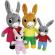 Set 4 jucarii plus familia magarusilor trotro jemini