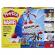 Set creativ play-doh cu 2 figurine spiderman cu lansator si sulita