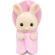 Set de joaca sylvanian families iepurasi tripleti cu accesorii baie