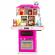 Set de joaca bucatarie chipolino 87 cm cu sistem de curgere apa, lumini, sunete si 63 accesorii