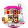 Set de joaca bucatarie chipolino 87 cm cu sistem de curgere apa, lumini, sunete si 63 accesorii