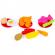 Set de joaca bucatarie chipolino 87 cm cu sistem de curgere apa, lumini, sunete si 63 accesorii