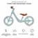Bicicleta de echilibru kinderkraft fly plus baby blue