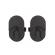 Carucior 2 in 1 carrello omega plus, protectie uv spf 50, cosmo black
