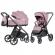 Carucior 2 in 1 carrello omega plus, protectie uv spf 50, galaxy pink