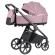 Carucior 2 in 1 carrello omega plus, protectie uv spf 50, galaxy pink