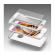 Husa aisi iphone 7 full cover 360 + folie sticla, silver