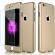 Husa fullbody mystyle gold compatibila cu apple iphone 8 plus acoperire completa 360 grade cu folie de sticla gratis