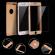 Husa mystyle fullbody gold pentru apple iphone 6 / apple iphone 6s cu acoperire completa 360 grade cu folie protectie sticla gratis